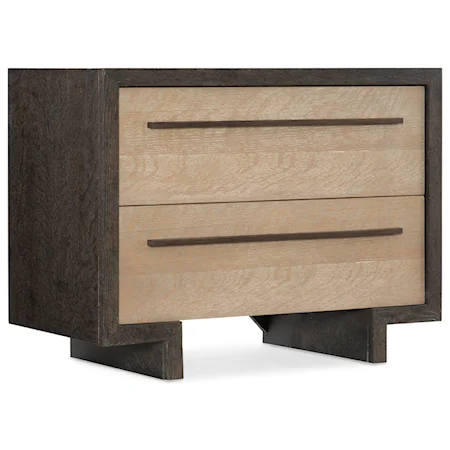 Winslow Two-Drawer Nightstand with Touch Dimmer Switch